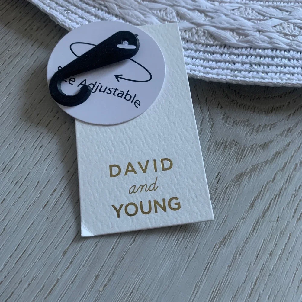 NWT David‎ the Young White Sun Hat
